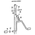 Weider E110 arm press assembly diagram