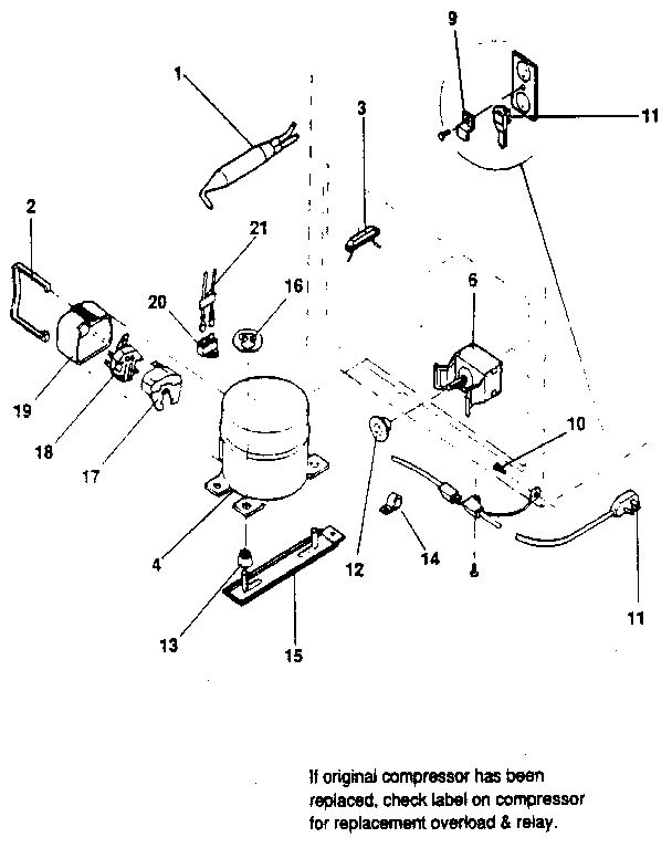 Kenmore 2539103381 unit diagram