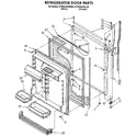 KitchenAid KTRS25KXAL00 refrigerator door diagram