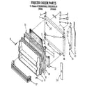 KitchenAid KTRS25KXAL00 freezer door diagram
