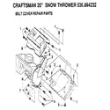 Craftsman 536884232 belt cover diagram