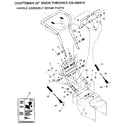 Craftsman 536886810 handle assembly diagram