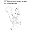 Craftsman 536886810 belt cover diagram