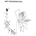 Craftsman 536886810 shift yoke diagram