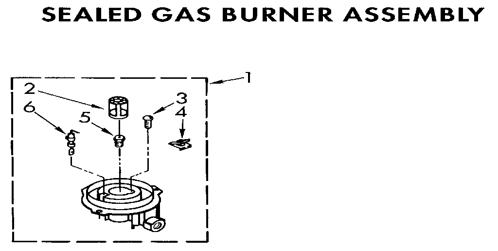 KitchenAid KGCT365XBL1 sealed burner diagram