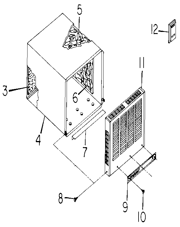 Suburban DNV-40GS cabinet assembly diagram