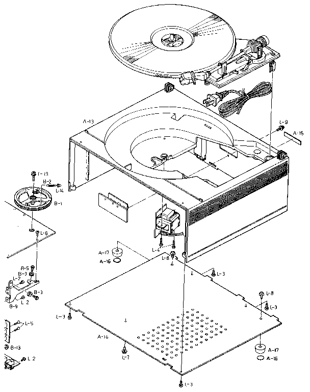 LXI 57-9810 cabinet diagram