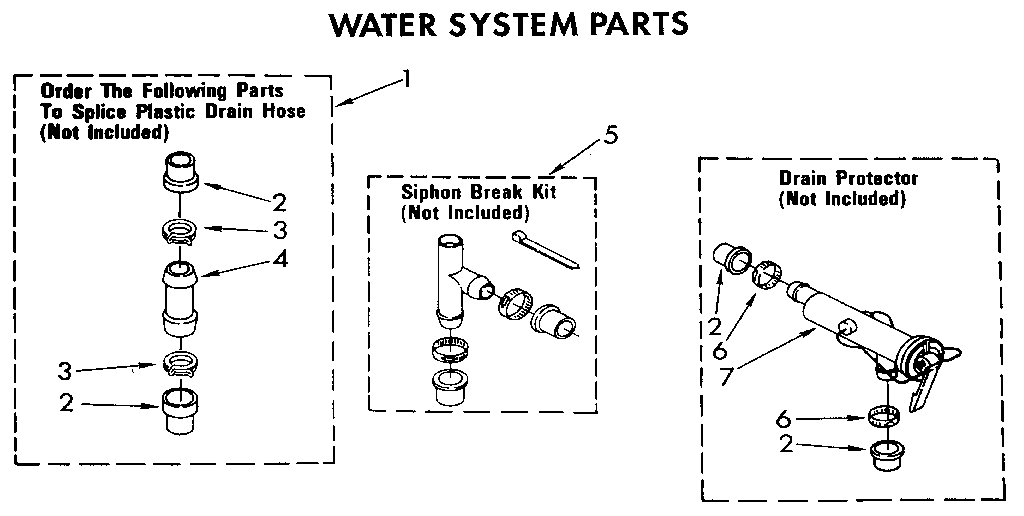 Kenmore 11082979610 water system diagram