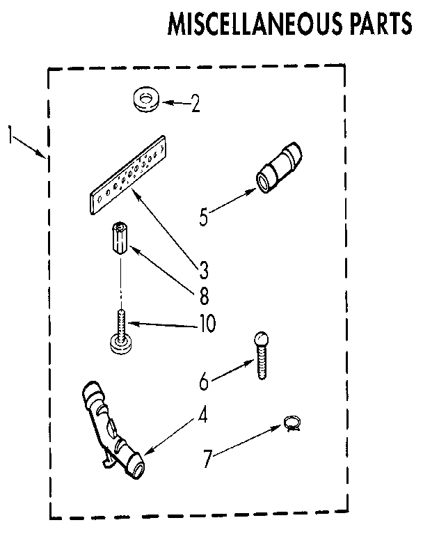 Kenmore 11082979610 miscellaneous diagram