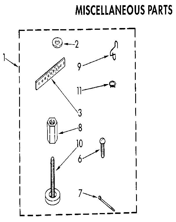 Kenmore 11082477640 miscellaneous diagram