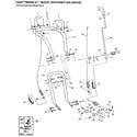 Craftsman 536885420 handle assembly diagram