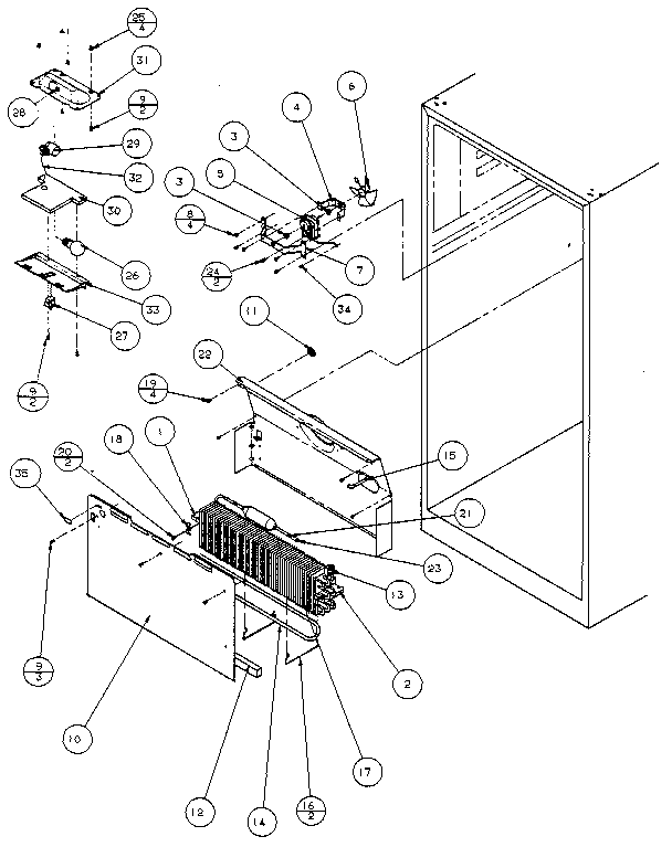 Amana 85171-P1117102W air flow diagram