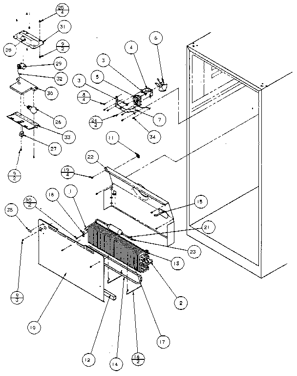 Amana 85188-P1117107W air flow diagram