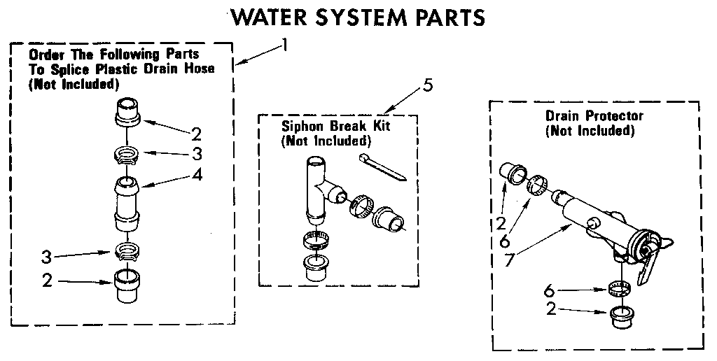 Kenmore 11082467740 water system diagram