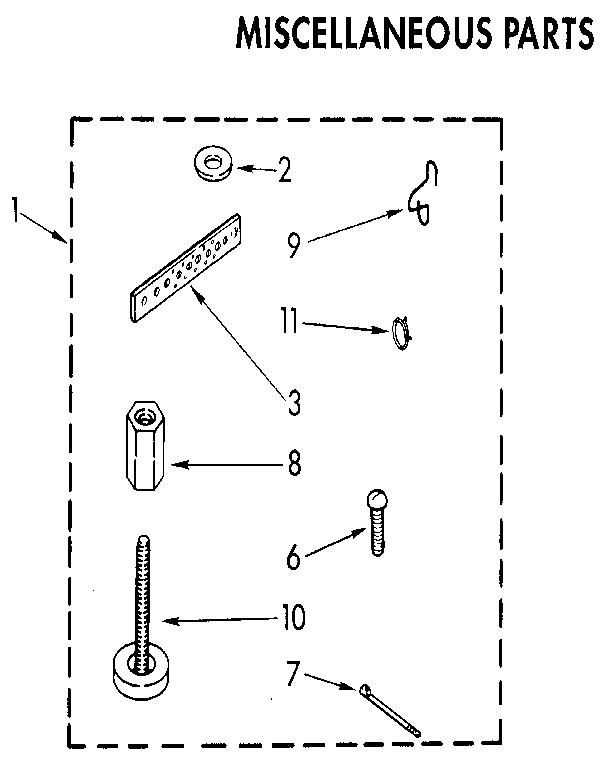 Kenmore 11082467740 miscellaneous diagram
