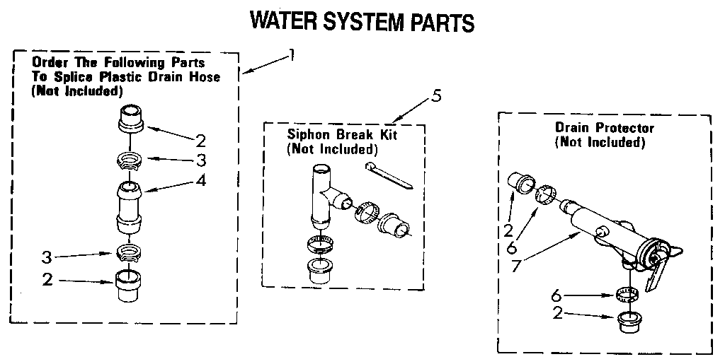 Kenmore 11082427340 water system diagram