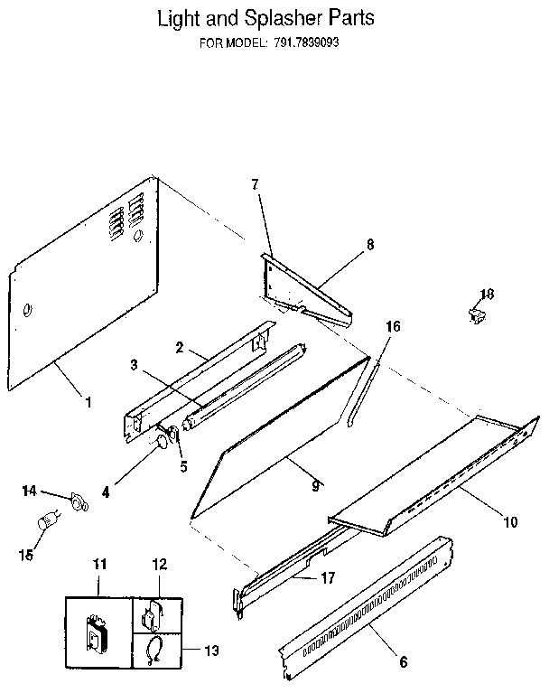 Kenmore 917859094 upper oven diagram