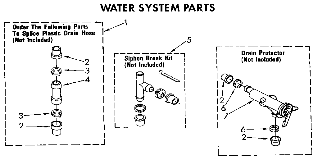 Whirlpool LA5300XTF1 water system diagram