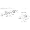 Roadmaster R8129 axle, crank, and sprocket assembly diagram