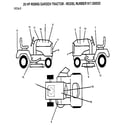 Craftsman 917250032 decals diagram