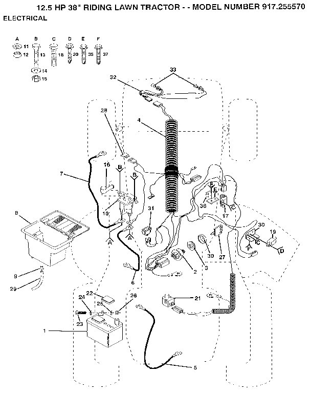 Craftsman 917255570 electrical diagram
