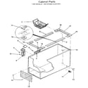 Kenmore 2539103284 cabinet diagram