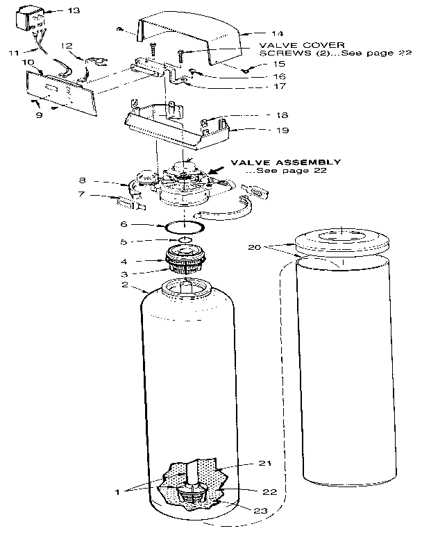 Kenmore 625348231 functional replacement parts diagram
