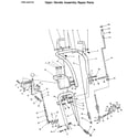 Craftsman C950-52475-8 upper handle assemble diagram
