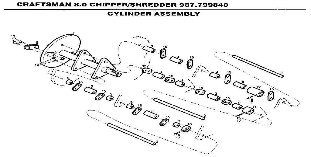 Craftsman 987799840 cylinder assembly diagram