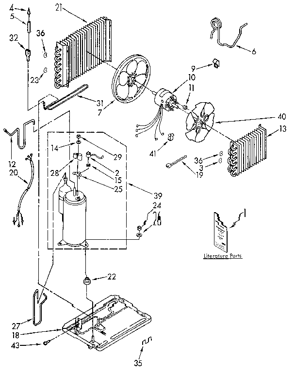 Kenmore 1068790512 unit diagram