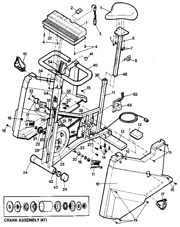 Lifestyler 831287531 unit parts diagram