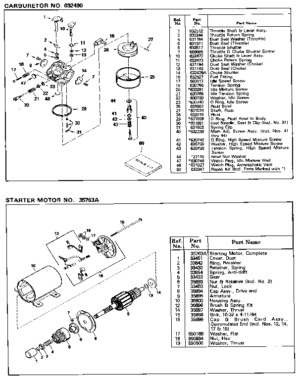 Craftsman 502255110 carburetor diagram