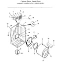 Kenmore 41798988820 drum and heater asem diagram