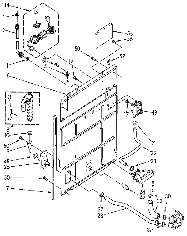 Kenmore 11081862320 rear panel diagram