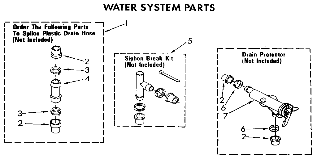 Kenmore 11092071310 water system diagram