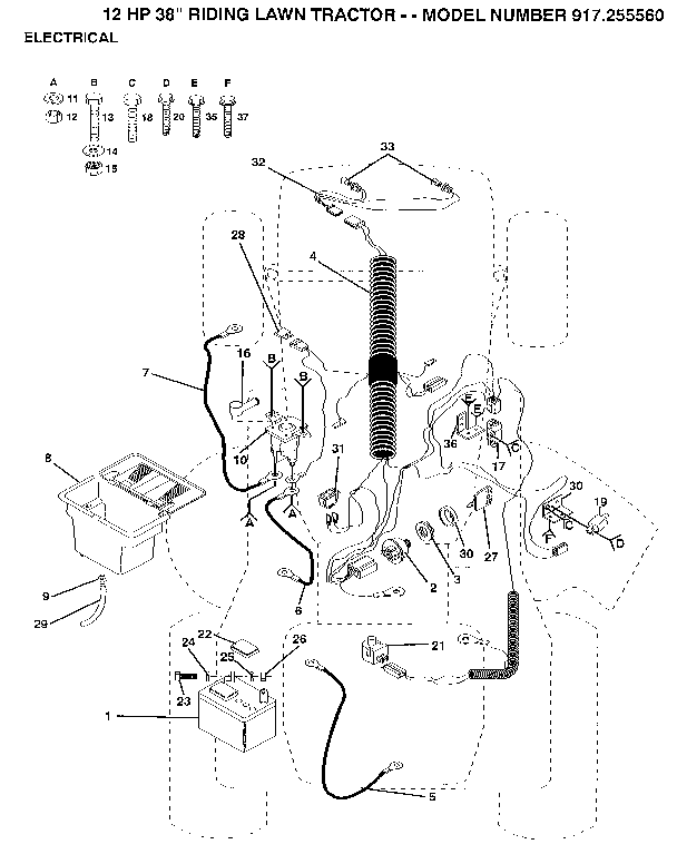 Craftsman 917255560 electrical diagram