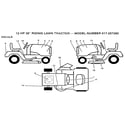 Craftsman 917257280 decals diagram
