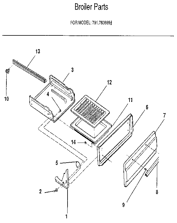 Kenmore 7917838891 broiler diagram