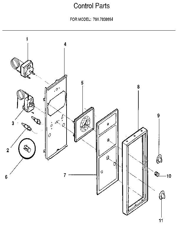 Kenmore 7917838891 control diagram