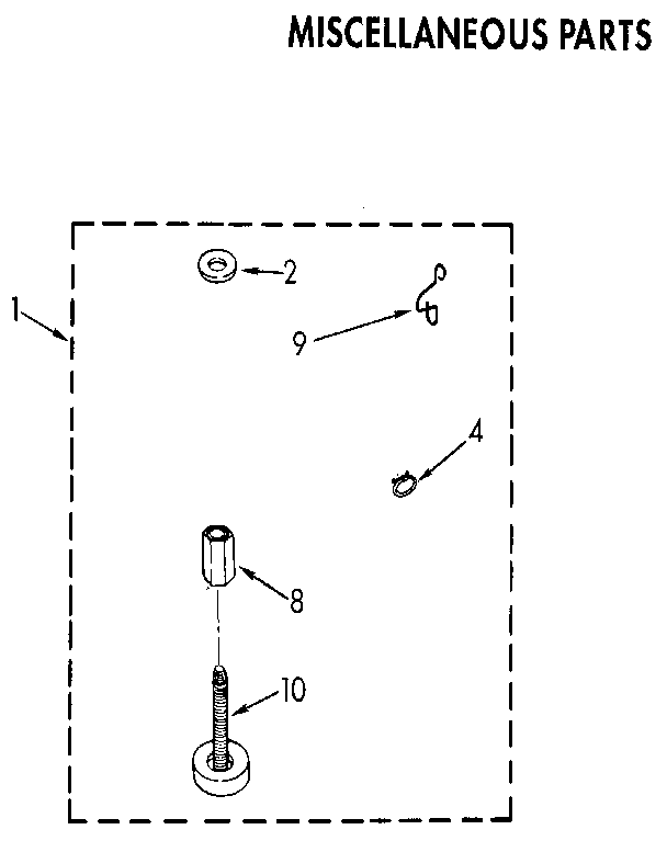 Kenmore 11082982330 miscellaneous diagram