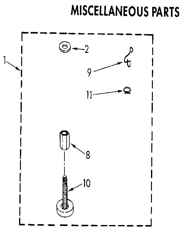 Kenmore 11082873730 miscellaneous diagram