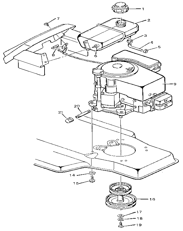 Craftsman 502255530 engine mount diagram