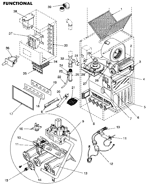 ICP NDGK075DF06 functional diagram