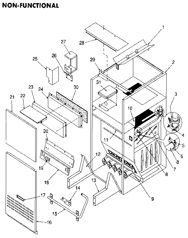 ICP NDGK075DF06 non-functional diagram