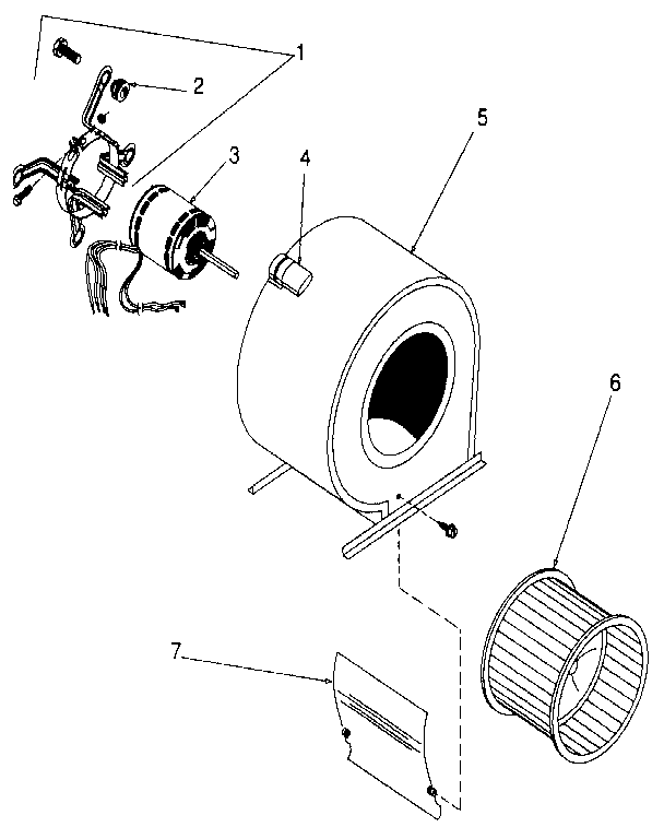 ICP NDGK075DF06 blower diagram