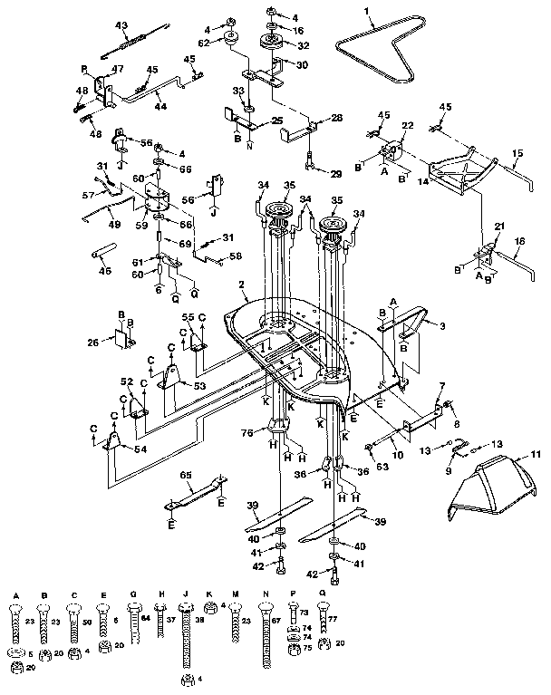 Craftsman 917255541 mower diagram