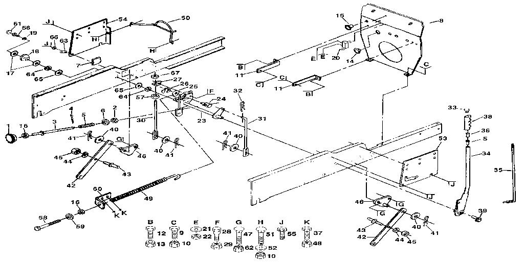 Craftsman 917255933 lift adjustment diagram