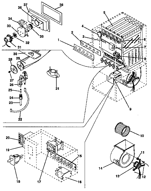 Kenmore 867768282 functional replacement diagram
