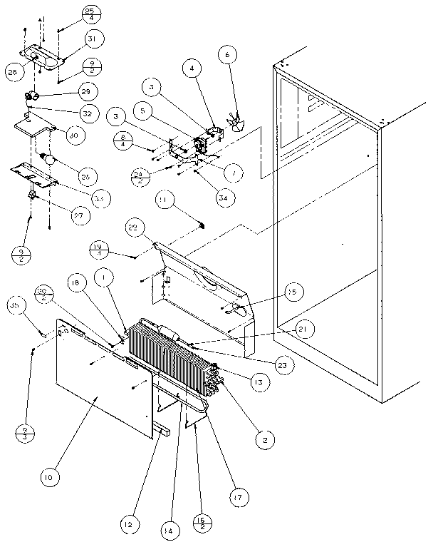 Amana 85161-P1117111W air flow diagram
