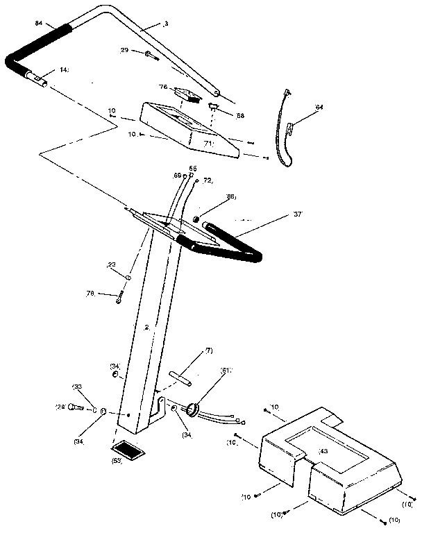 Roadmaster R9872 console assembly diagram
